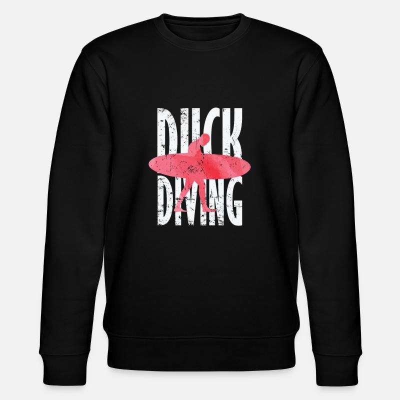 Canard Plongée Surf - Sweat bio CHANGER Stanley/Stella Unisexe - noir