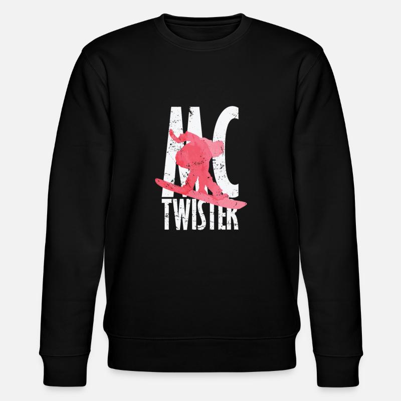 McTwister Snowboard - Stanley/Stella CHANGER Unisex Organic Sweatshirt - black