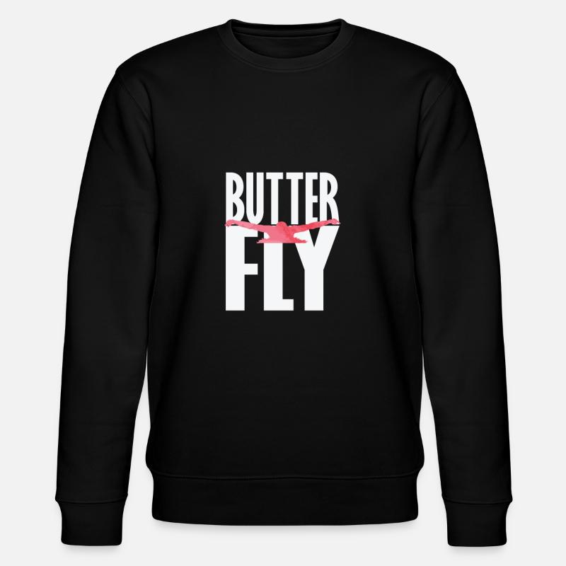 Natation papillon - Sweat bio CHANGER Stanley/Stella Unisexe - noir