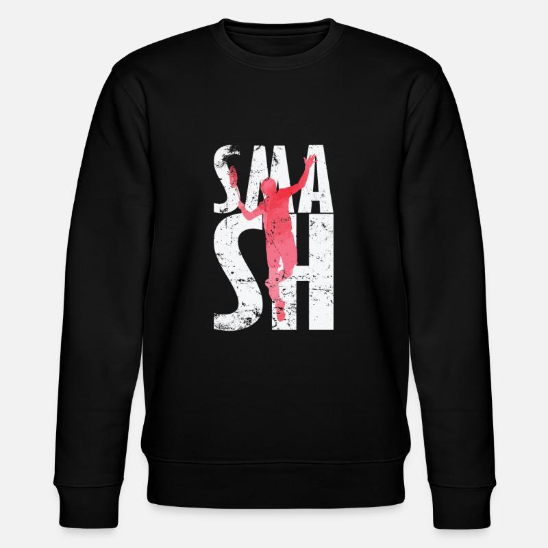 Smash Badminton - Sweat bio CHANGER Stanley/Stella Unisexe - noir