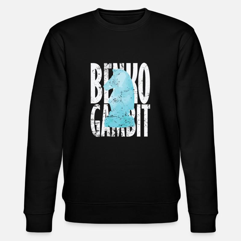 Benko Gambit Volga Gambit Échecs - Sweat bio CHANGER Stanley/Stella Unisexe - noir