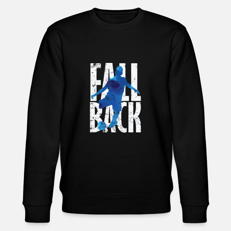 Fallrückzieher Fußball - Stanley/Stella Unisex Bio-Sweatshirt CHANGER  - Schwarz