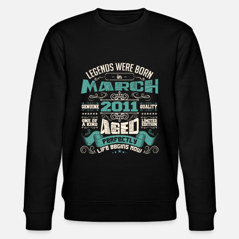 March 2011 | birthday gift - Stanley/Stella CHANGER Unisex Organic Sweatshirt - black