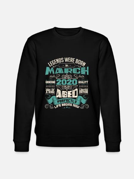 March 2020 | birthday gift - Stanley/Stella CHANGER Unisex Organic Sweatshirt - black