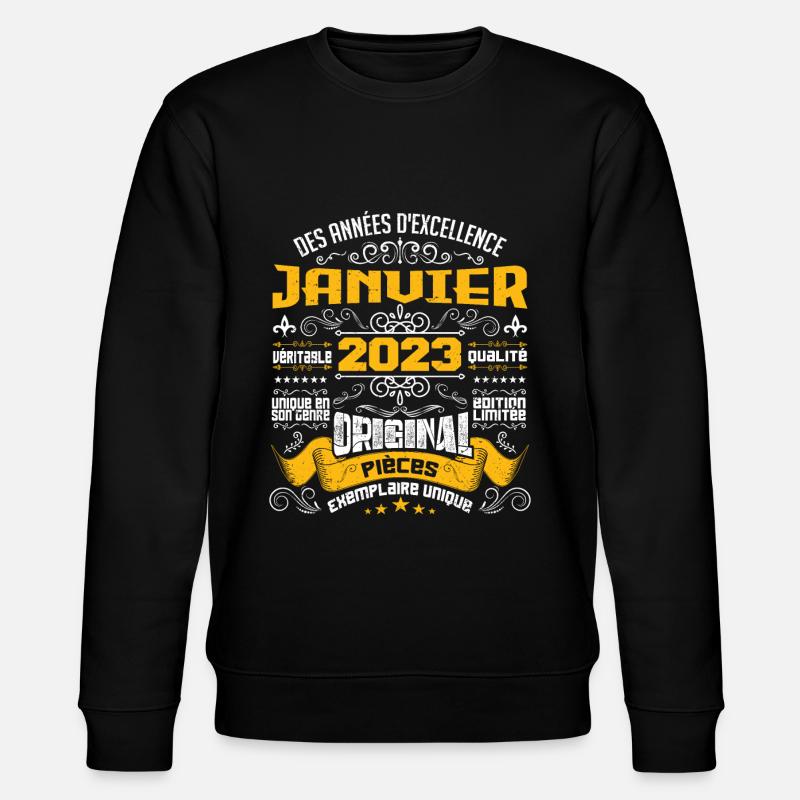 JANVIER 2023 | ORIGINAL PIÈCES - Sweat bio CHANGER Stanley/Stella Unisexe - noir
