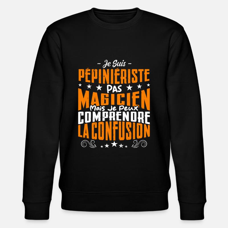 1 - Sweat bio CHANGER Stanley/Stella Unisexe - noir