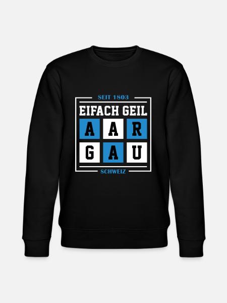 Aargau - Stanley/Stella Unisex Bio-Sweatshirt CHANGER - Schwarz
