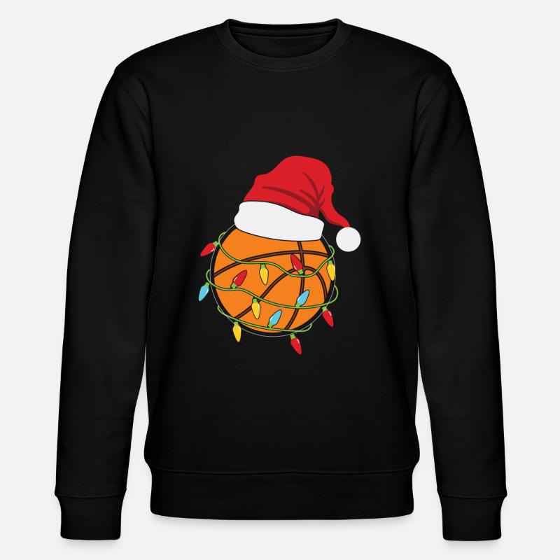 Basket-ball noël chaîne légère basketteurs - Sweat bio CHANGER Stanley/Stella Unisexe - noir