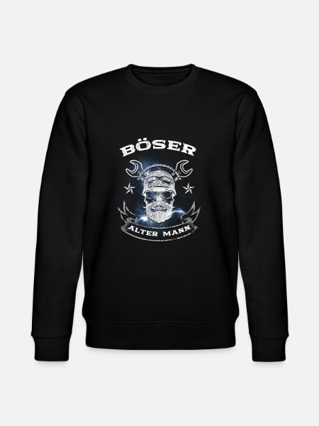 Böser alter Mann - Stanley/Stella Unisex Bio-Sweatshirt CHANGER - Schwarz