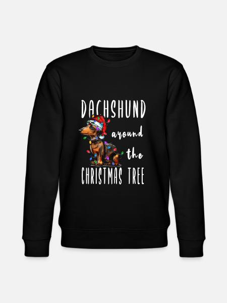Christmas Dog - Stanley/Stella CHANGER Unisex Organic Sweatshirt - black