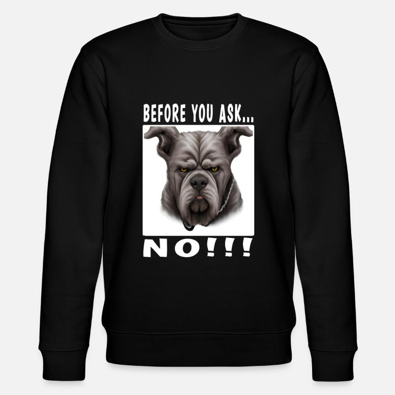 Avant de demander non - Sweat bio CHANGER Stanley/Stella Unisexe - noir