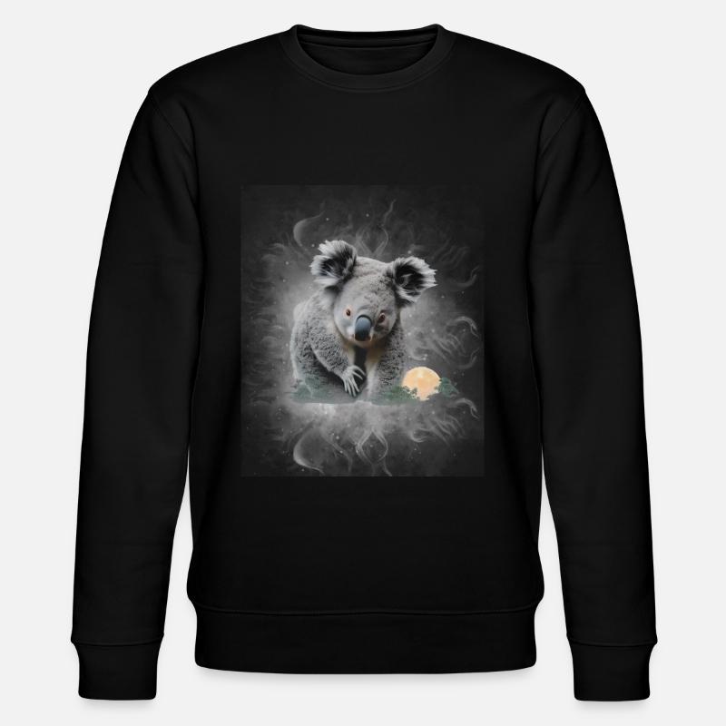 Koala - Stanley/Stella CHANGER Unisex Organic Sweatshirt - black