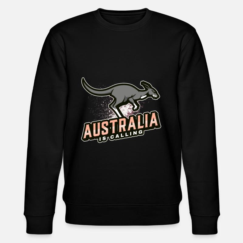 Australia is calling - Stanley/Stella CHANGER Unisex Organic Sweatshirt - black