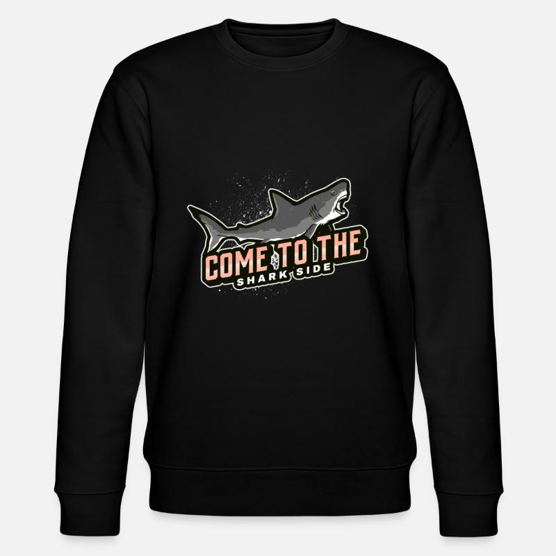 come to the shark side - Stanley/Stella CHANGER Unisex Organic Sweatshirt - black