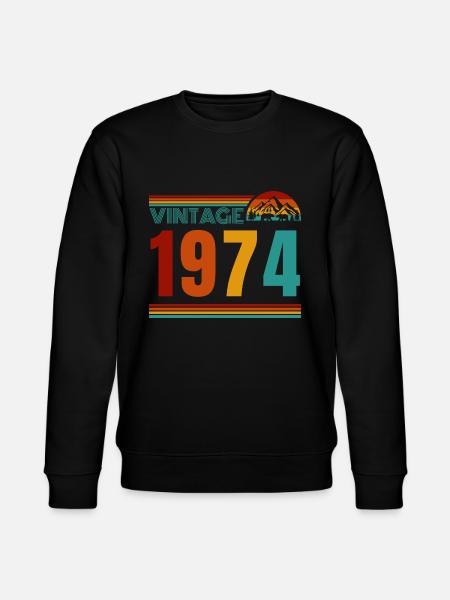MILLÉSIME 1974 - Sweat bio CHANGER Stanley/Stella Unisexe - noir