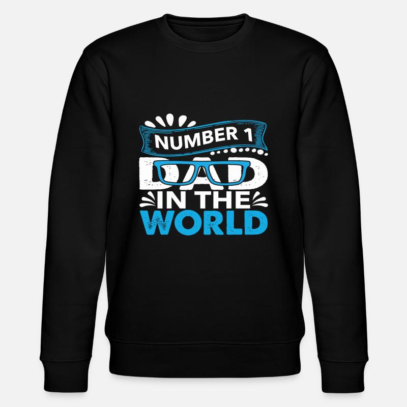 no1 papa du monde - Sweat bio CHANGER Stanley/Stella Unisexe - noir