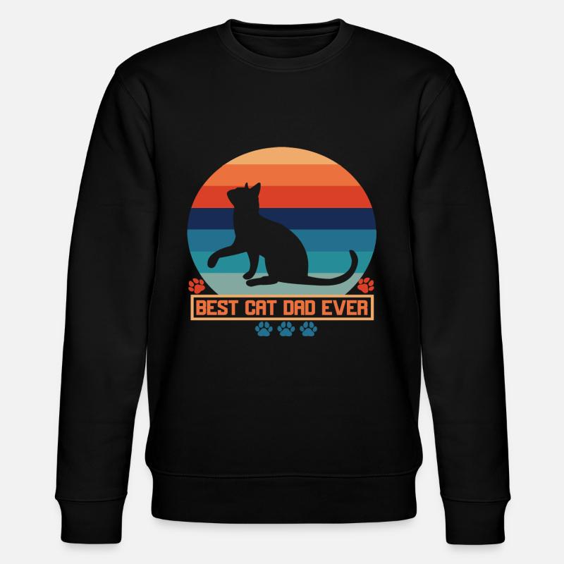 Le père de Cat - Sweat bio CHANGER Stanley/Stella Unisexe - noir