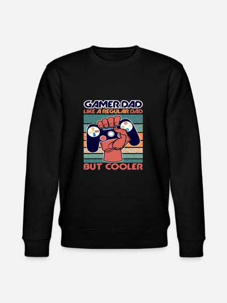 FATHER S DAY Gamer - Stanley/Stella CHANGER Unisex Organic Sweatshirt - black
