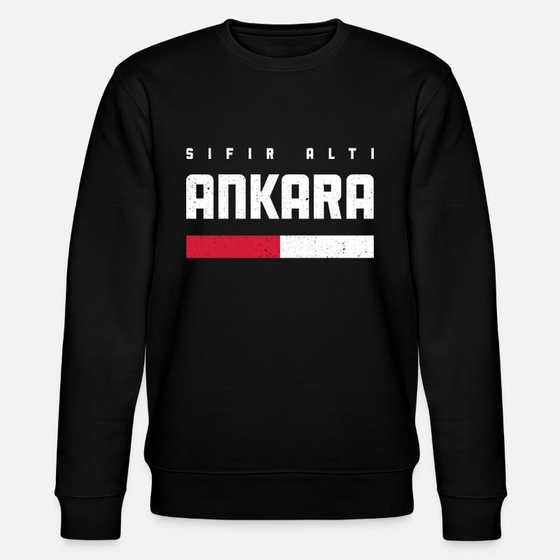 Ankara 06 - Stanley/Stella Unisex Bio-Sweatshirt CHANGER  - Schwarz