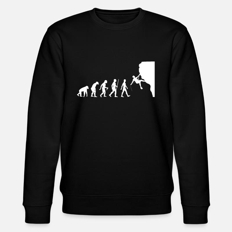 Evolution de l'escalade - Sweat bio CHANGER Stanley/Stella Unisexe - noir