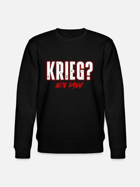 Krieg - Stanley/Stella Unisex Bio-Sweatshirt CHANGER - Schwarz