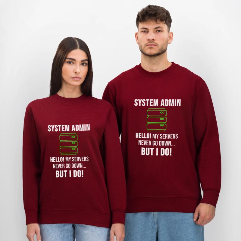 System Admin Administrator Server Gift Stanley/Stella CHANGER Unisex Organic Sweatshirt