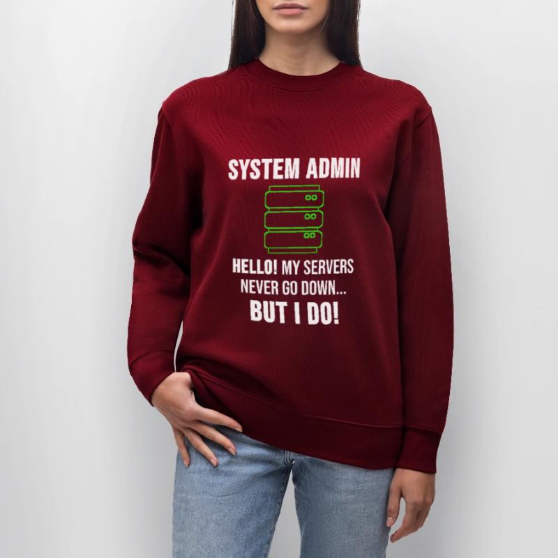 System Admin Administrator Server Gift Stanley/Stella CHANGER Unisex Organic Sweatshirt