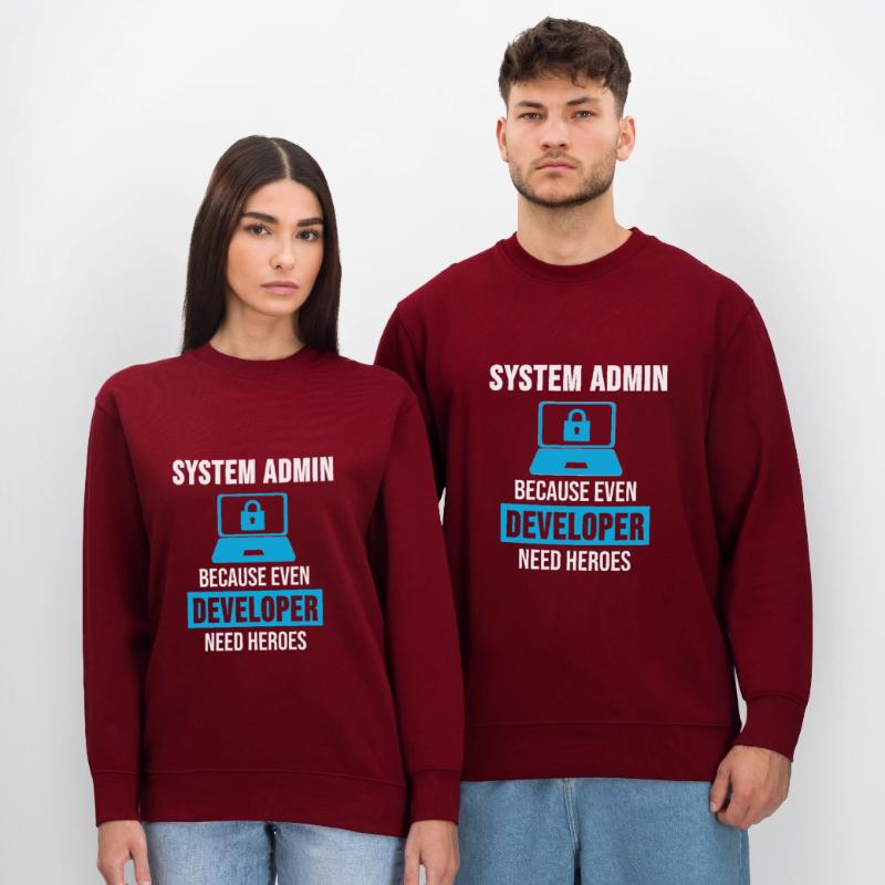 System Admin Administrator Programmieren Geschenk Stanley/Stella Unisex Bio-Sweatshirt CHANGER 