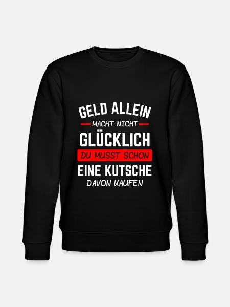 Kutscher Pferdekutscher Kutschieren Geschenk - Stanley/Stella Unisex Bio-Sweatshirt CHANGER  - Schwarz