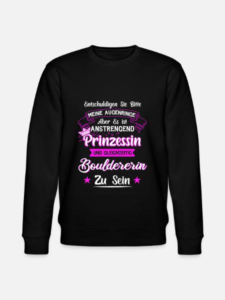 Bouldern Boulderer Klettern Geschenk - Stanley/Stella Unisex Bio-Sweatshirt CHANGER  - Schwarz
