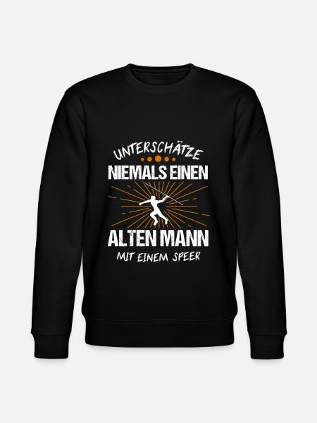 Speerwurf Speerwerfer Speer Geschenk - Stanley/Stella Unisex Bio-Sweatshirt CHANGER - Schwarz