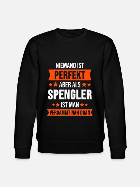 Spengler Klempner Handwerker Geschenk - Stanley/Stella Unisex Bio-Sweatshirt CHANGER - Schwarz