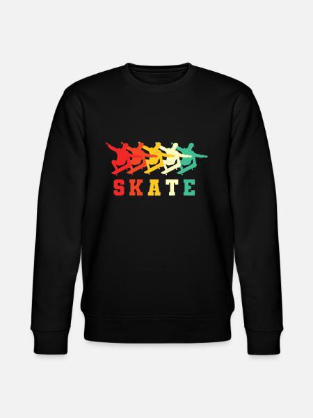 Skateboardeurs de skateboard - Sweat bio CHANGER Stanley/Stella Unisexe - noir
