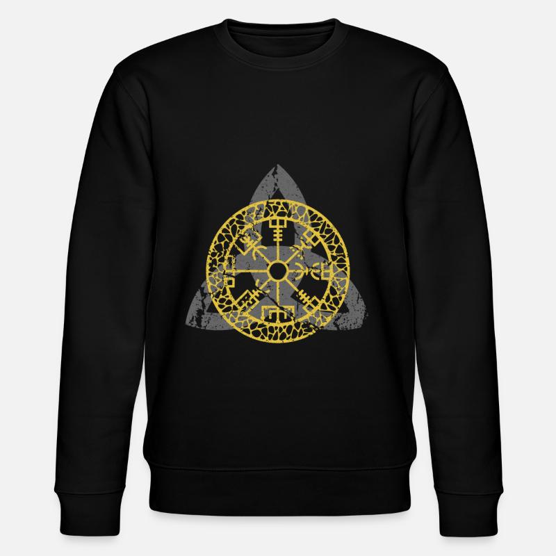 Germanic pagans shield - Stanley/Stella CHANGER Unisex Organic Sweatshirt - black
