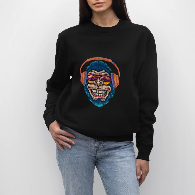 Monkey DJ monkey Stanley/Stella CHANGER Unisex Organic Sweatshirt