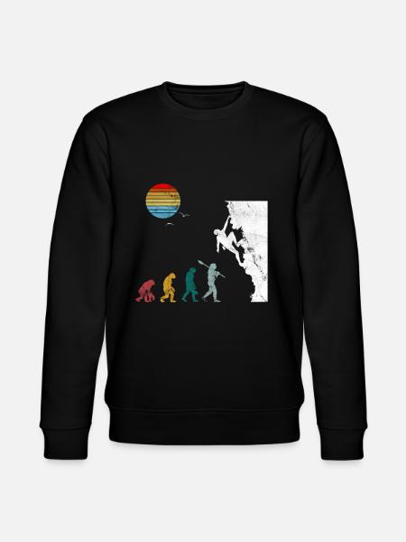 Bouldering bouldering hall climbing - Stanley/Stella CHANGER Unisex Organic Sweatshirt - black