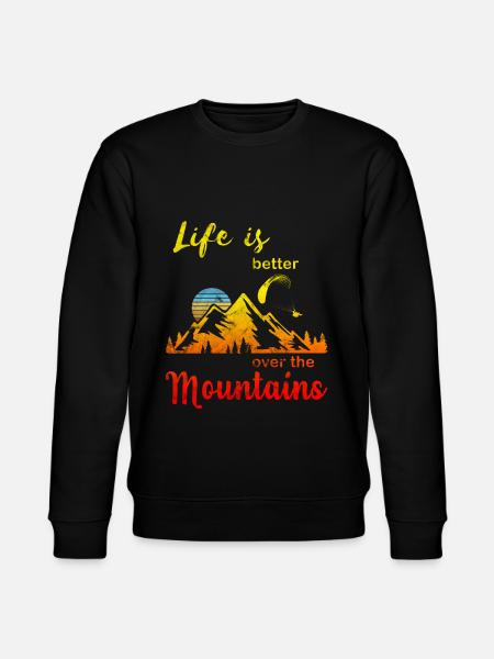 Paragliding paraglider - Stanley/Stella CHANGER Unisex Organic Sweatshirt - black