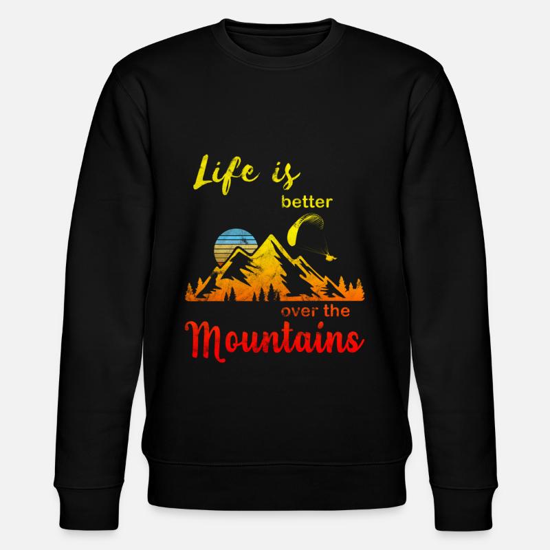 Parapente parapente - Sweat bio CHANGER Stanley/Stella Unisexe - noir