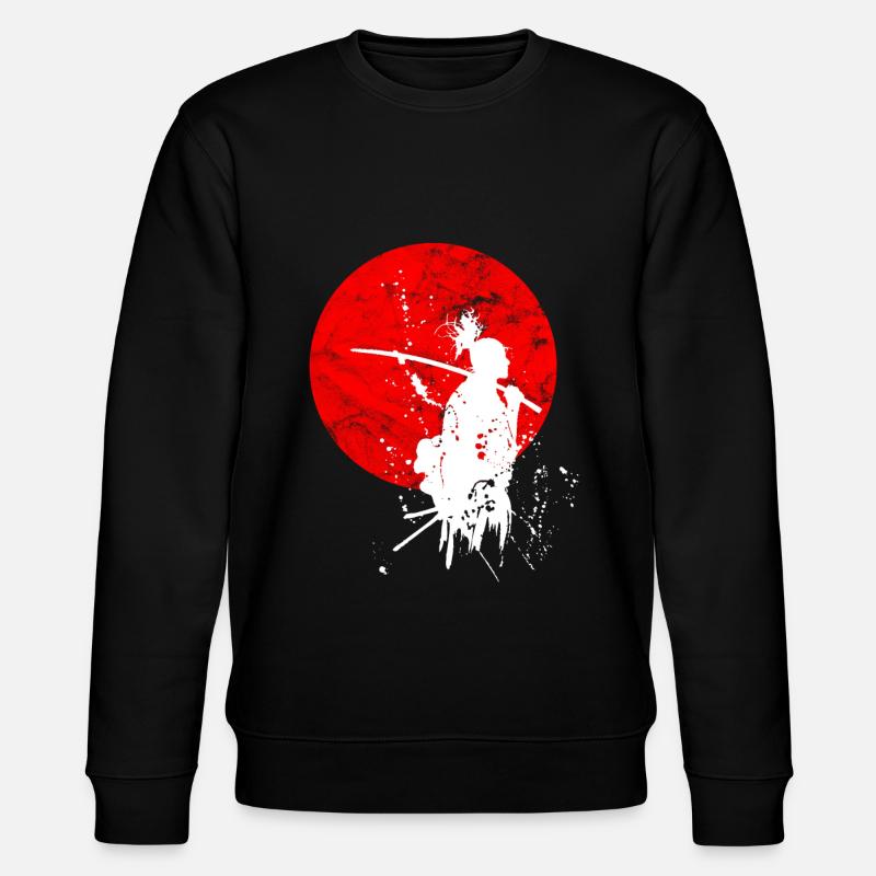 Japanese samurai - Stanley/Stella CHANGER Unisex Organic Sweatshirt - black