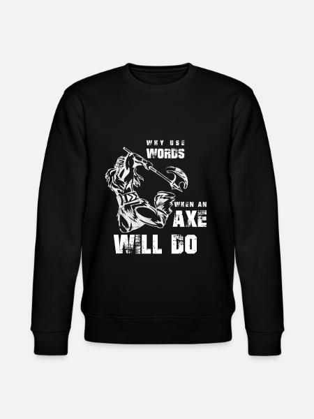 Wikinger Vikinger - Stanley/Stella Unisex Bio-Sweatshirt CHANGER  - Schwarz