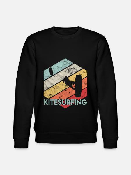 Kite surfing - Stanley/Stella CHANGER Unisex Organic Sweatshirt - black
