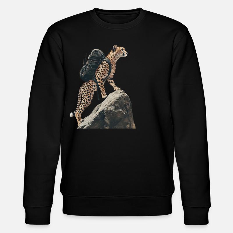 Gepard - Stanley/Stella Unisex Bio-Sweatshirt CHANGER - Schwarz