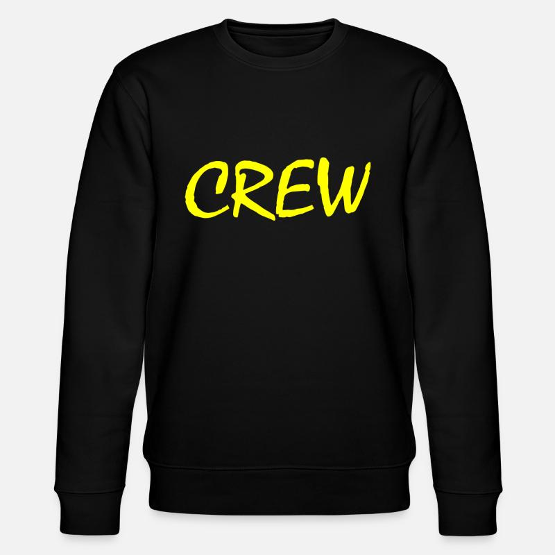 Crew - Stanley/Stella CHANGER Unisex Organic Sweatshirt - black