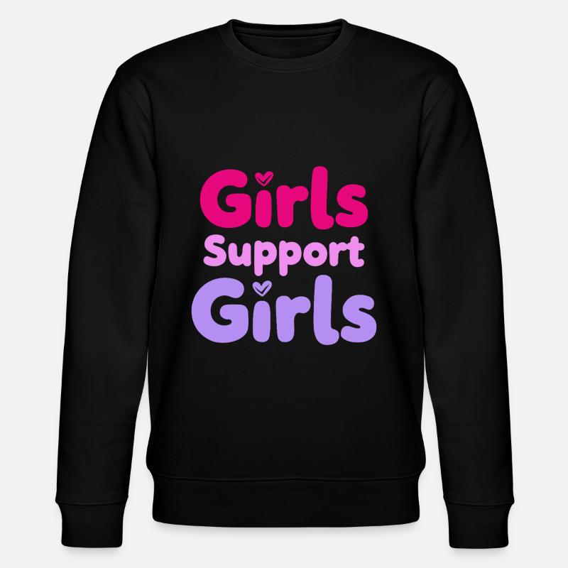 Filles Soutien Filles Déclaration Amitié - Sweat bio CHANGER Stanley/Stella Unisexe - noir