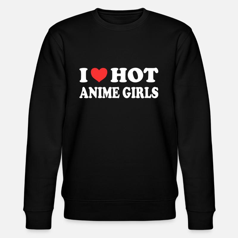 J'aime Les Filles d'Anime - Sweat bio CHANGER Stanley/Stella Unisexe - noir