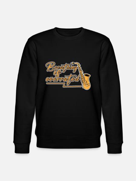 Breathing Is Overrated - Stanley/Stella Unisex Bio-Sweatshirt CHANGER - Schwarz