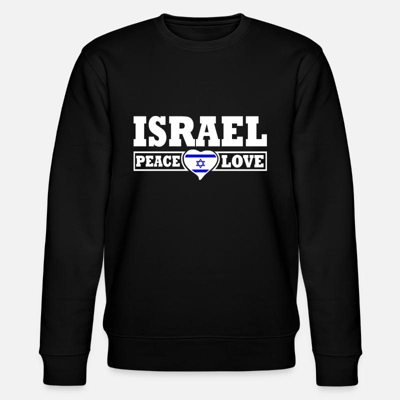 Israel - Stanley/Stella Unisex Bio-Sweatshirt CHANGER  - Schwarz