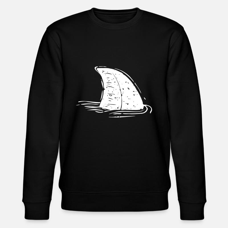 haifischflosse - Stanley/Stella Unisex Bio-Sweatshirt CHANGER  - Schwarz