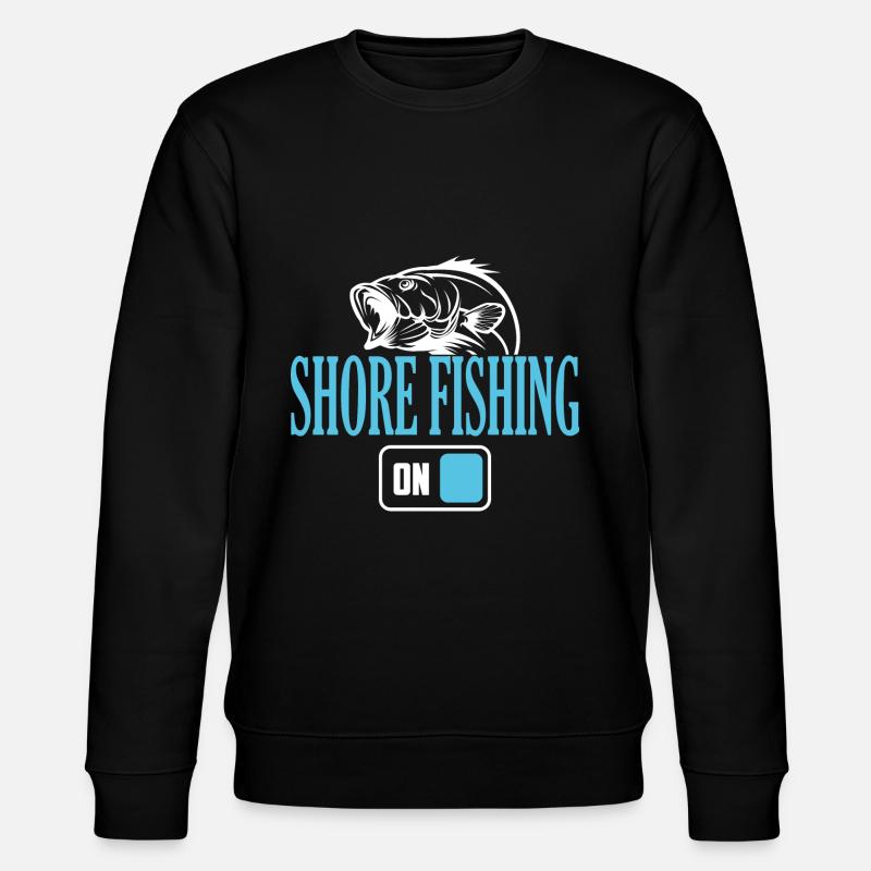 Fisherman Shore Angelmodus Ein - Stanley/Stella Unisex Bio-Sweatshirt CHANGER  - Schwarz