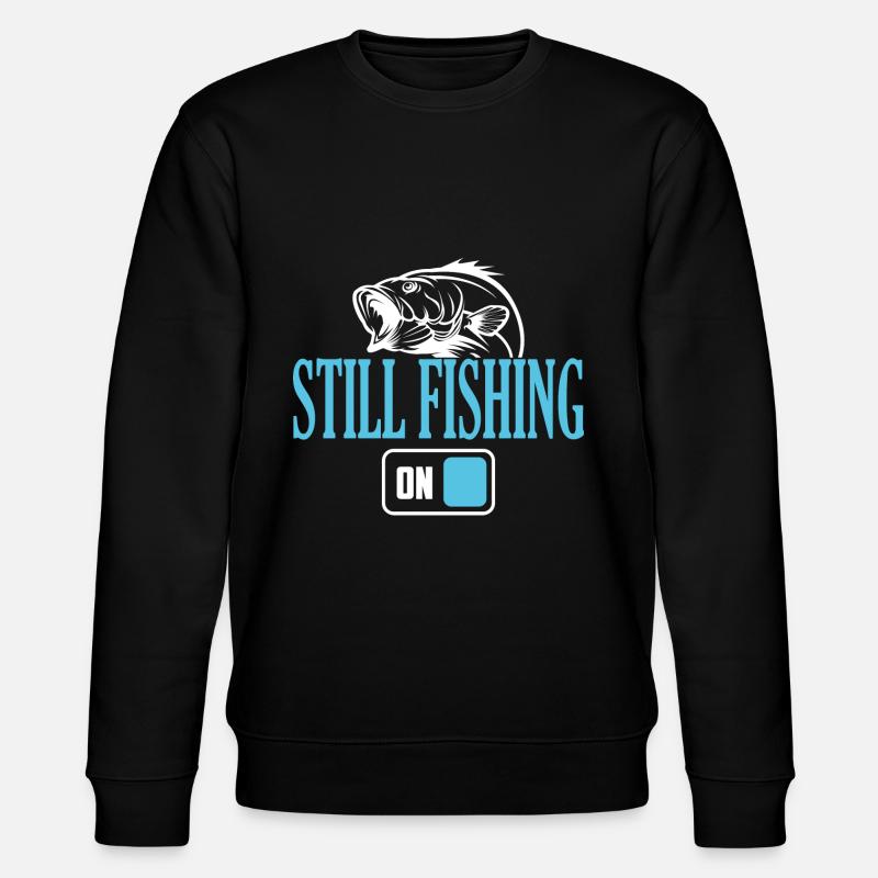 Fisherman Still Angelmodus Ein - Stanley/Stella Unisex Bio-Sweatshirt CHANGER  - Schwarz